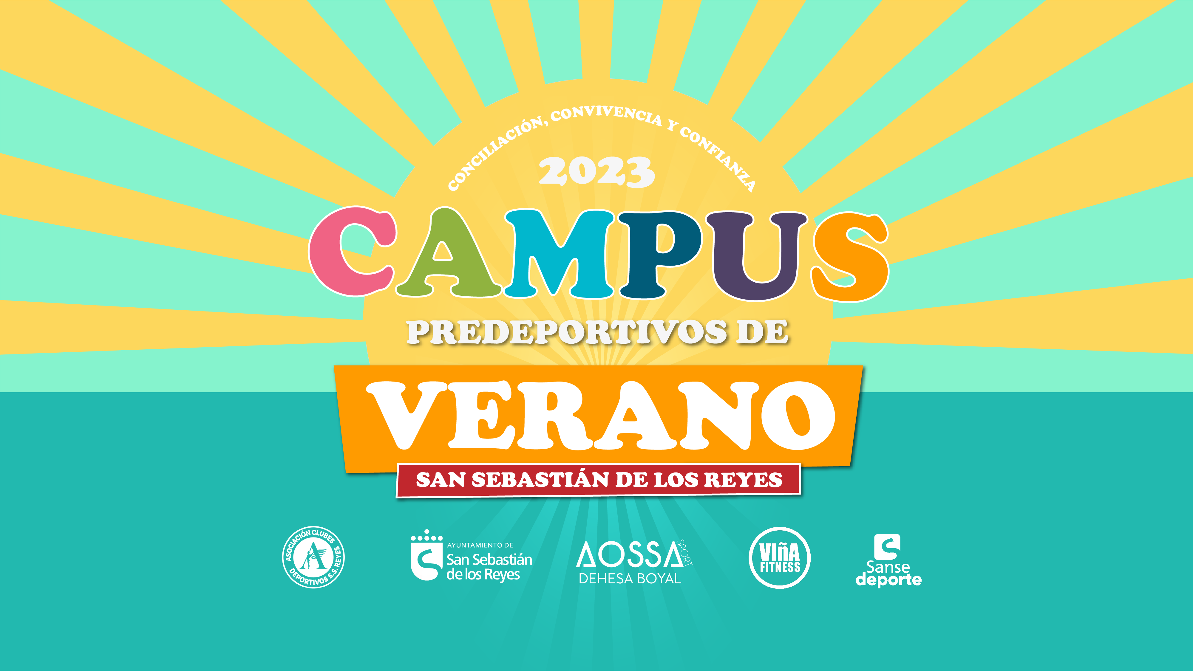 Cartel de los Campus Predeportivos de Verano 2023